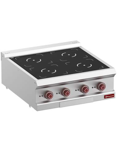 Cuisinière électrique, 4 foyers a induction -Top-