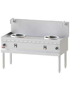 Fourneau wok induction 2 zones - Ø300 MM