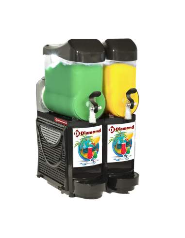 Machine-distributeur granita & sorbet, 2x 10 Lt.