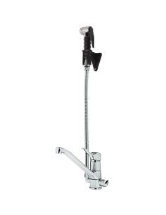 Robinet mitigeur, monocommande et douchette estractible (Sortie MONO)