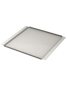 Platine en acier inox 460x340 mm