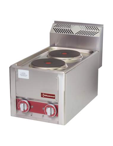 Cuisinière électrique 2 plaques, -Top-