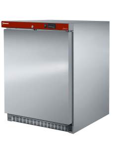 Congélateur statique, 150 litres. acier inox