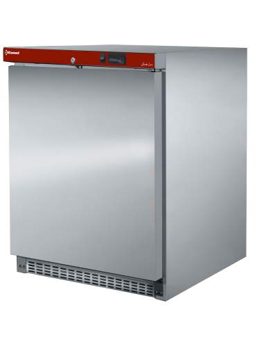 Congélateur statique, 150 litres. acier inox