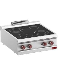 Cuisinière électrique vitrocéramique 4 zones -Top-