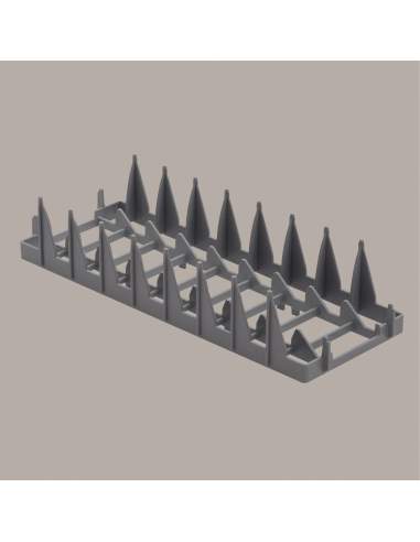 Support 8 assiettes Ø240 mm, paniers 400x400 mm