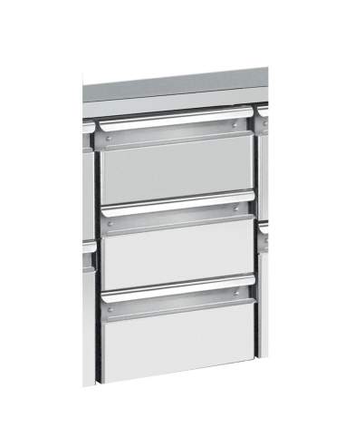 Kit bloc 3 tiroirs (1/3+1/3+1/3 h100), pour TG&TS...
