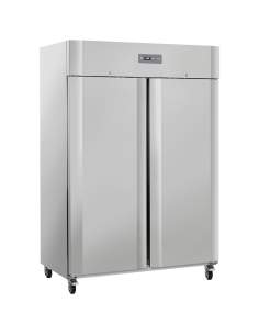 Armoire congélateur ventilée 1200 Lit. 2 portes GN 2/1, sur roues, 2 avec freins