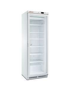 Armoire congélateur statique, vitrée, 400 litres. blanc