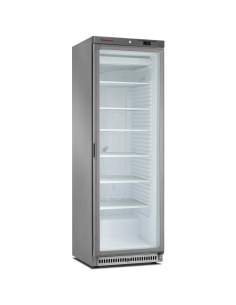 Armoire congélateur statique, vitrée, 400 litres. acier inox