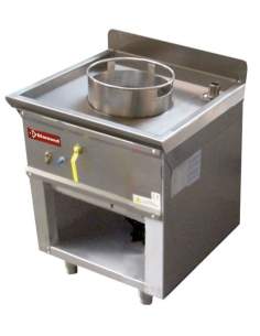 Fourneau wok 1 brûleur