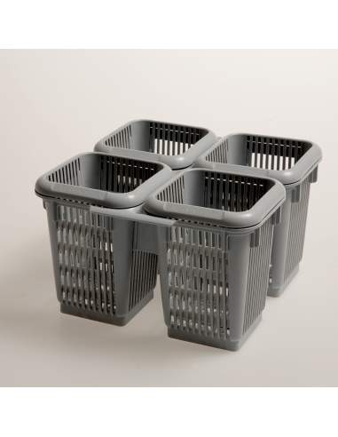 Compartiment à couverts "4 secteurs" polypropylène