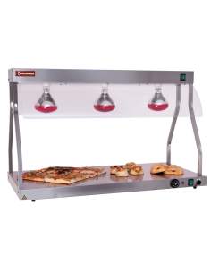 Pont et top chauffants, lampes infrarouges (3x 250 W)