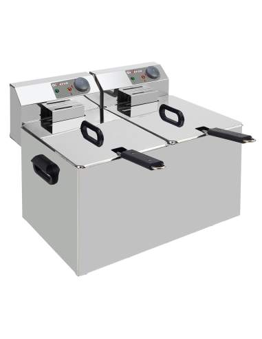 Friteuse de table électrique 2x 7 litres