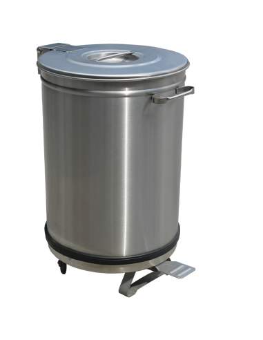 Poubelle avec couvercle à pédale - 95 litres