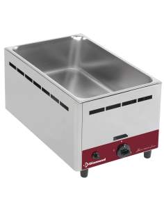 Bain-marie gaz, de table GN 1/1 - 150 mm