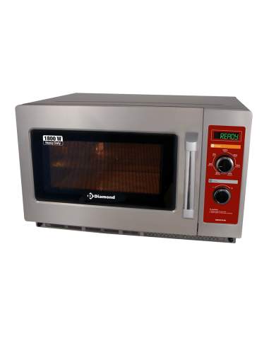Four micro-ondes en inox (GN 2/3),1800 W. (34 Lt), mécanique