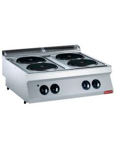Cuisinière électrique, 4 plaques rondes -TOP-