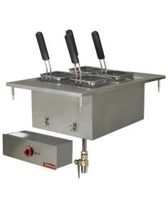 Cuiseur à pâtes électrique, 20 litres, à encastrer