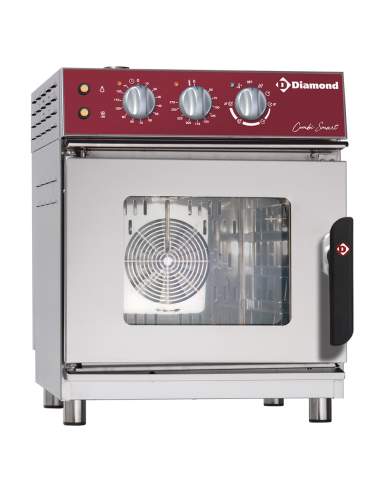 Four vapeur/convection électrique, 4x GN2/3 mécanique