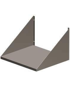 Support mural acier inox, micro-ondes Diamond