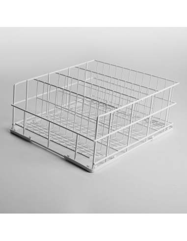 Panier verres  Ø110 mm, 400x400 mm Rilsan