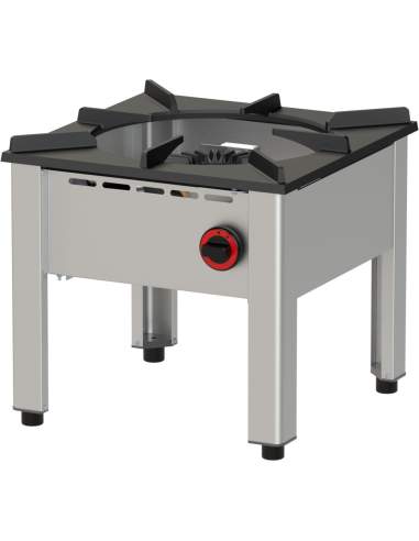 Réchaud bas à gaz, 1 feu (13Kw)