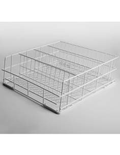 Panier verres Ø 110 mm, 500x500 mm Rilsan