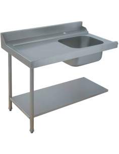 Table de prélavage "gauche" (tous modèles)