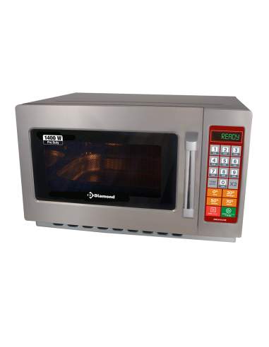 Four micro-ondes en inox (GN 2/3),1400 W. (34 Lt), digital