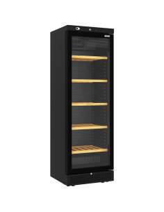 Vitrine cave à vins ventilée 382 litres - 5 niveaux - NOIRE