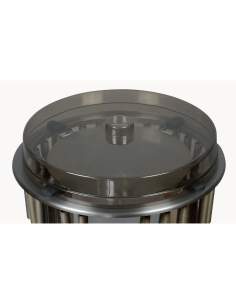 Couvercle transparent pour chariot chauffe assiettes Ø 310 mm