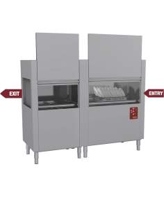 Lave-vaisselle à traction de paniers 200Pan/H
