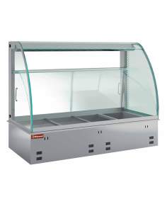 Elément vitrine chauffante, humidifiée et ventilée 5x GN 1/1