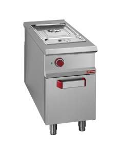 Bain-marie électrique 4x GN 1/3, sur armoire - PASS-THROUGH