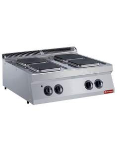 Cuisinière électrique, 4 plaques carrées -TOP-
