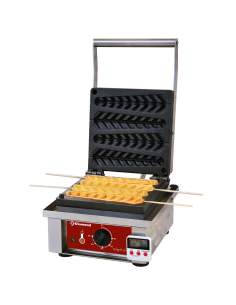 Gaufrier électrique "épi sur bâtonnet" 4 pcs.+ minuterie