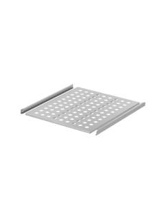 Etagère intermédiaire inox pour compartiment avec porte