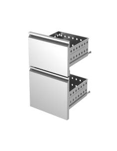 Kit bloc tiroirs (2/5+3/5) inox x KBR…