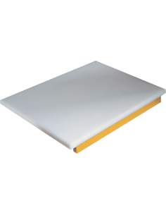 Planche de découpe en polyéthylène pour poulet (jaune)