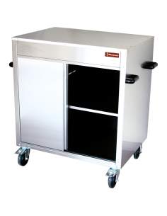 Armoire neutre, rôtissoire à balancelles, sur roues