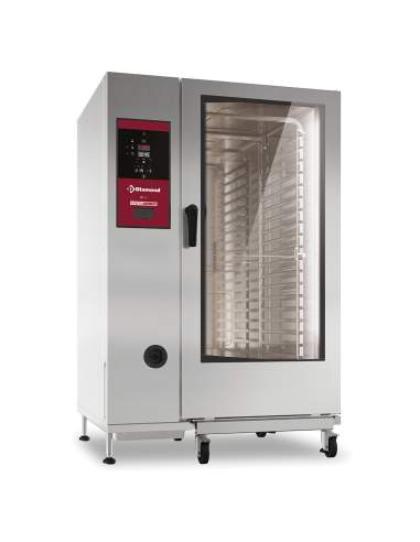 Four gaz vapeur directe et convection 20x GN2/1 avec "automatic cleaning system"