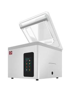 Machine sous-vide, cuve inox 370x420xh180 mm. 21 m3/h ecran TOUCH