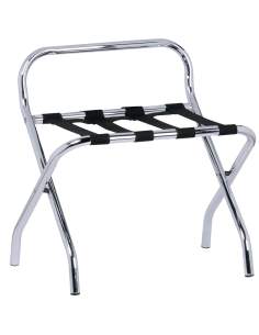 Tréteau pliant pour valise, chromé