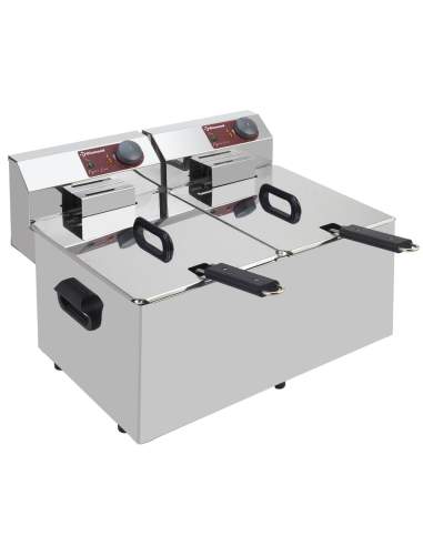 Friteuse de table électrique 2x 7 litres