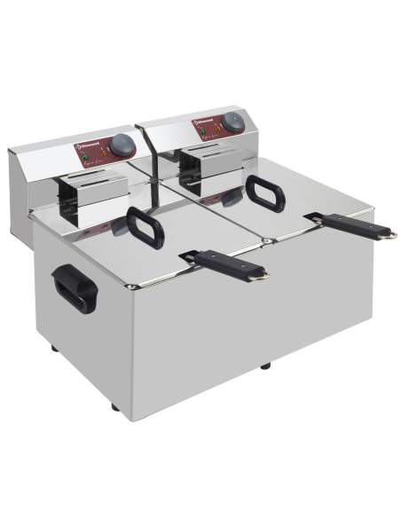 Friteuse de table électrique 2x 7 litres
