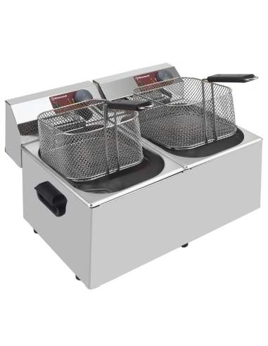 Friteuse de table électrique 2x 7 litres