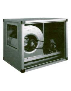 Ventilateur centrifuge avec caisson isolé, transmission à courroie,2 vitesses, 7000 M3/h