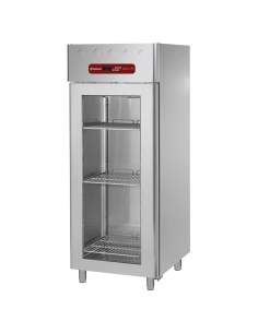 Armoire de congélation 700 litres ventilée, 1 porte vitrée GN 2/1