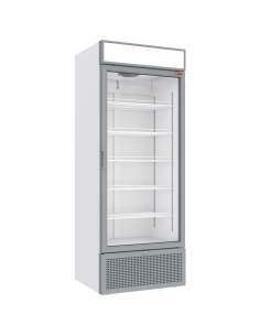 Vitrine ventilée positive 715 litres BLANCHE avec caisson lumineux